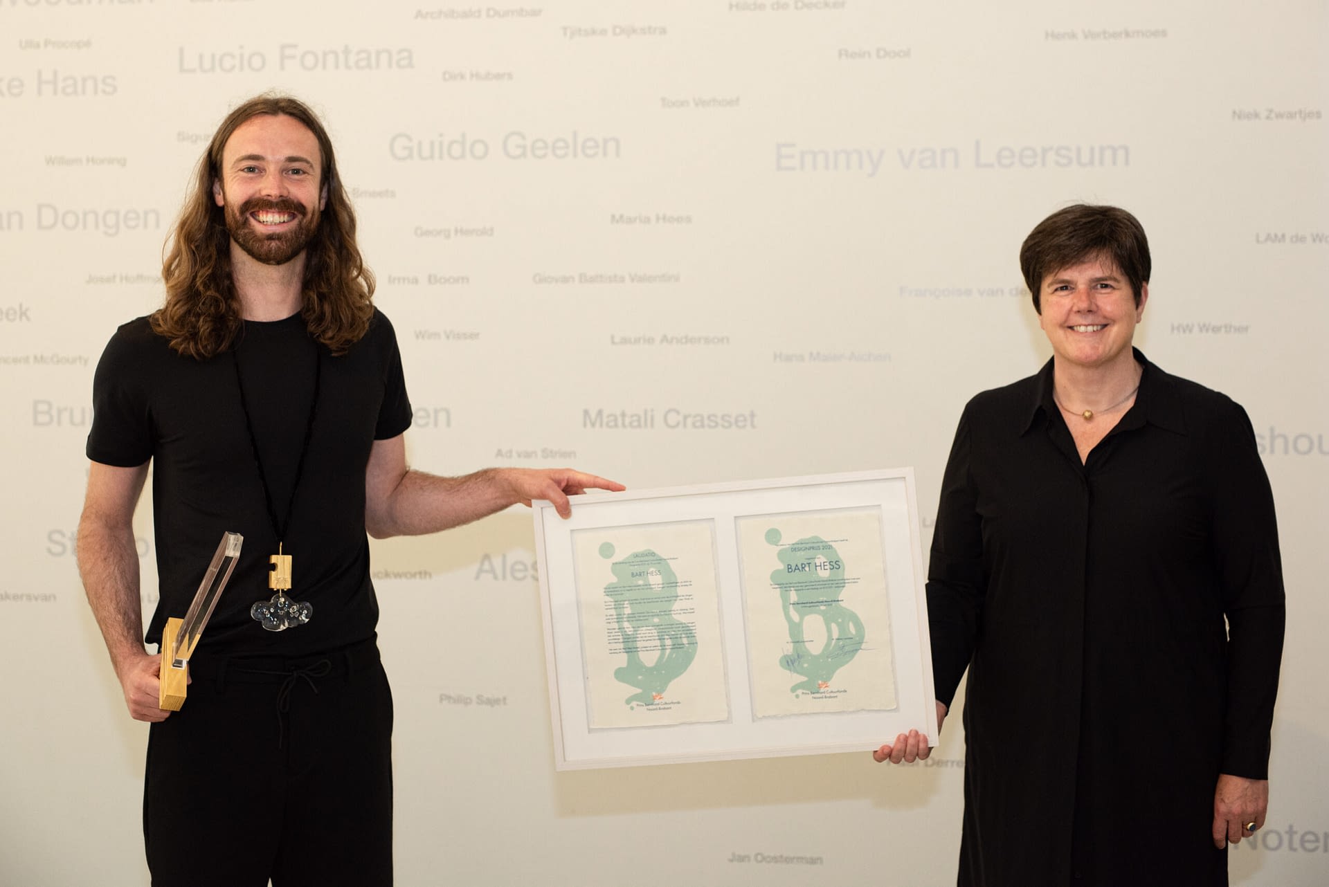 Designprijs Cultuurfonds Noord-Brabant uitgereikt aan Bart Hess
